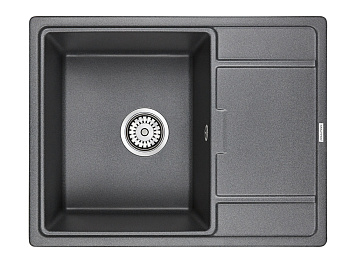 Кухонная мойка Paulmark FLUGEN 50-650 PM216550-DG 65х50 цвет серый